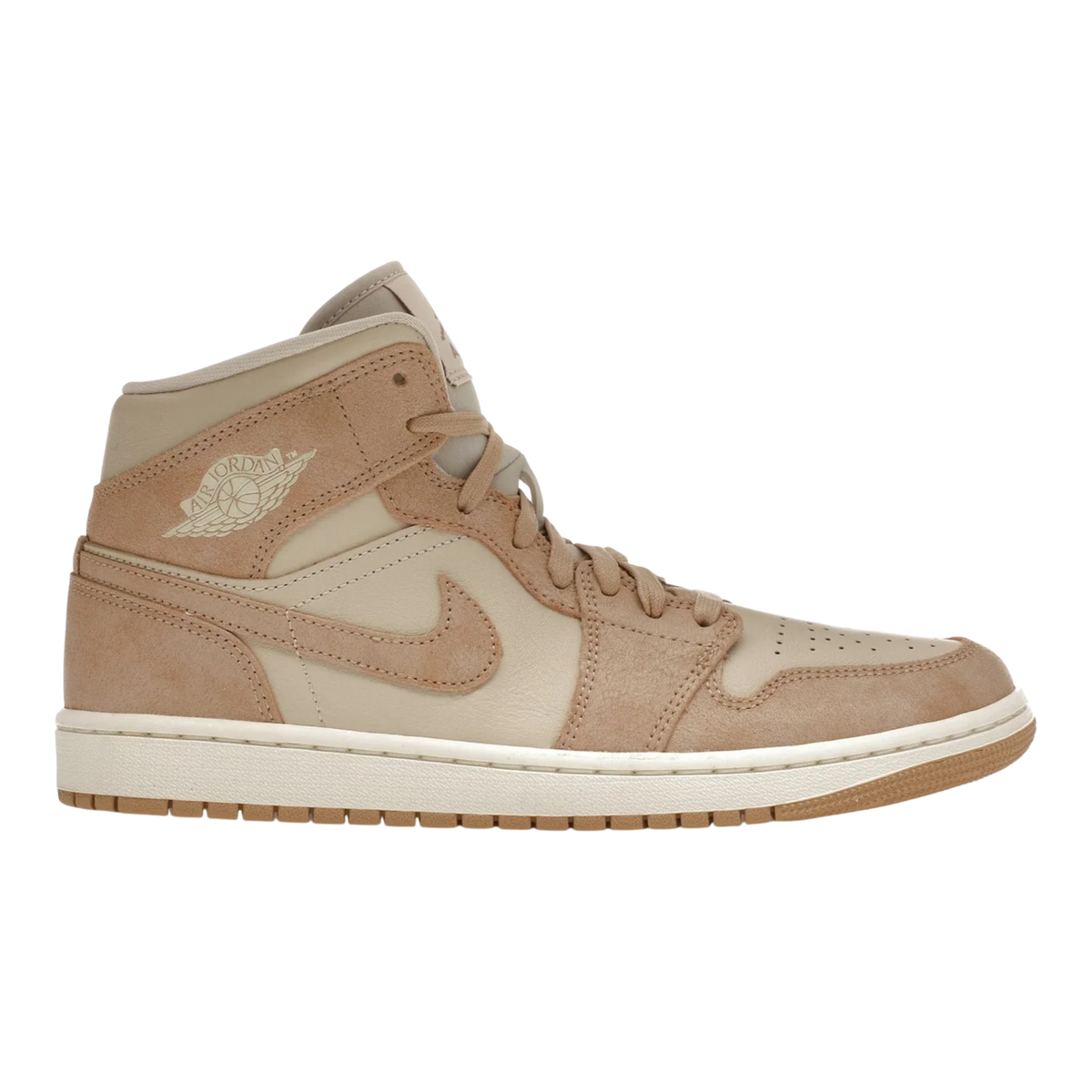 Air Jordan 1 Mid SE Women's Sneakers — Legend Light Brown Suede Mid-Top