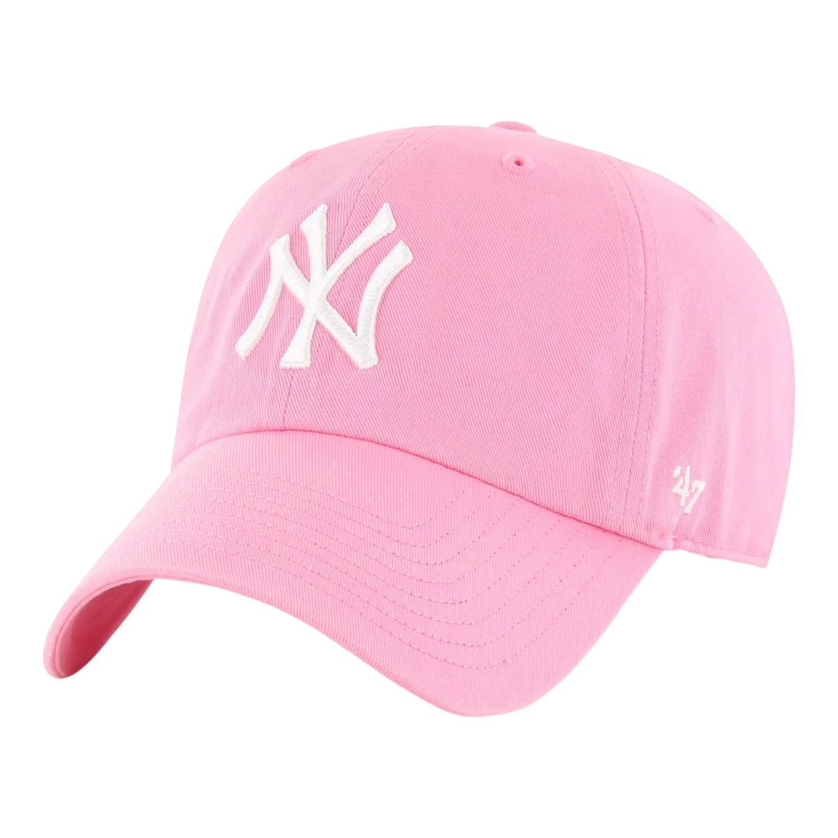 47 Brand Clean Up New York Yankees Men's Strapback Hat — Rose Adjustable Cap