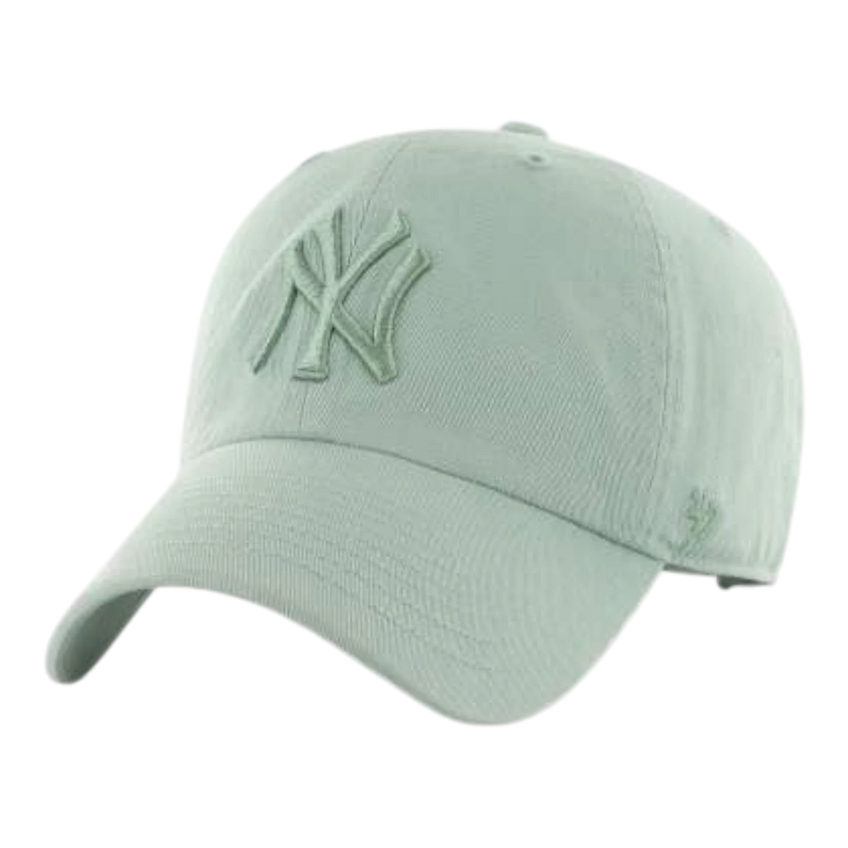 47 Brand Clean Up New York Yankees Men's Strapback Hat — Antique Jade Adjustable Cap