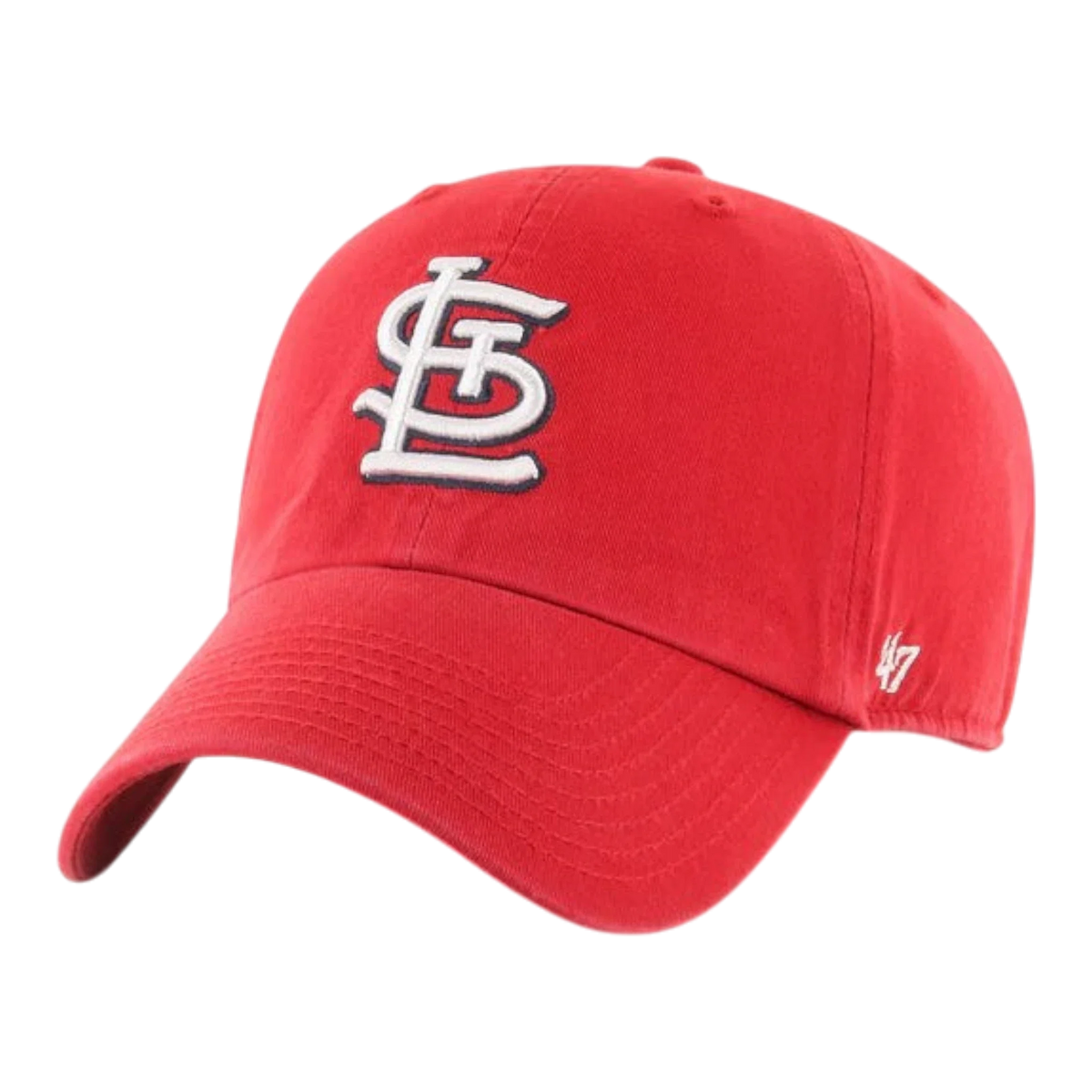 47 Brand Clean Up St. Louis Cardinals Men's Strapback Hat — Red Adjustable Cap