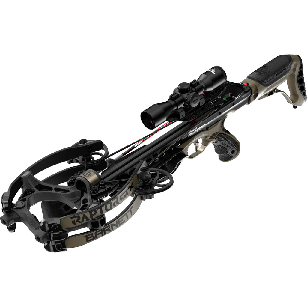 Barnett Hyper Raptor GTX 425 Crossbow Package in 1.5-5X32 Speed Dial Scope - Front View