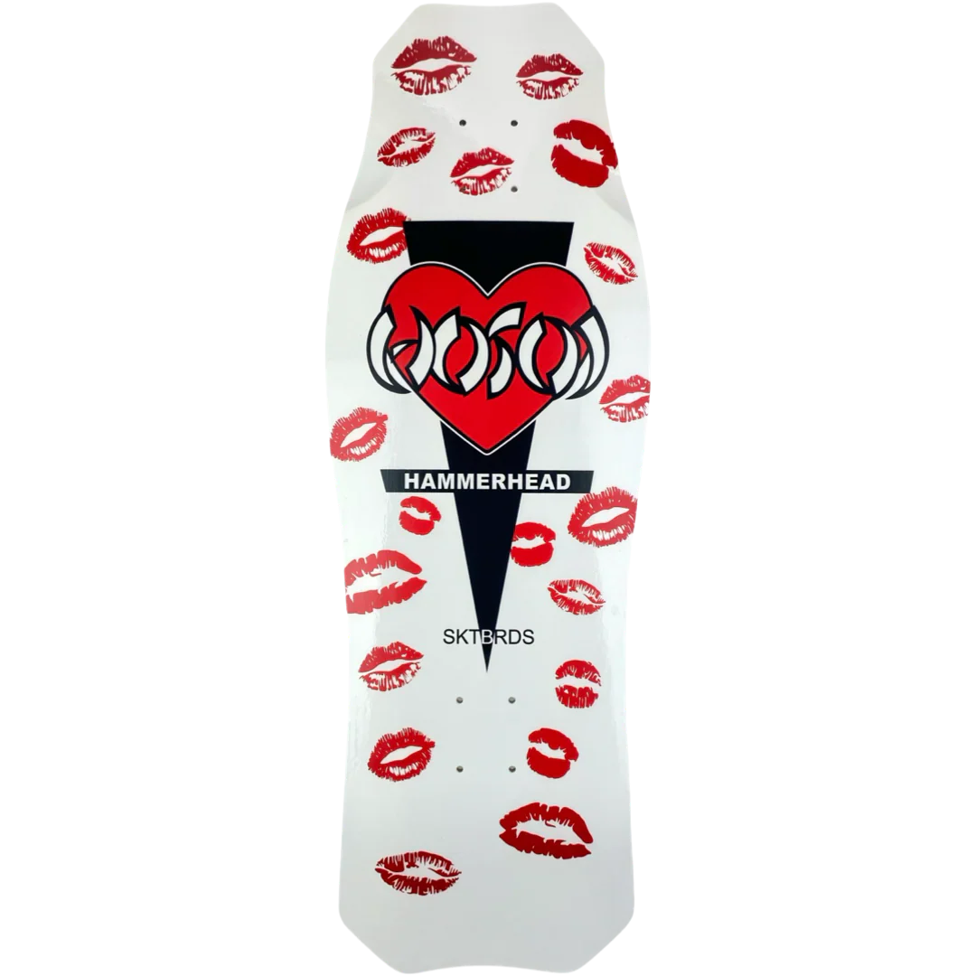 Hosoi Valentine 2026 Heart Kisses OG Hammerhead Limited Deck - 10.5" White