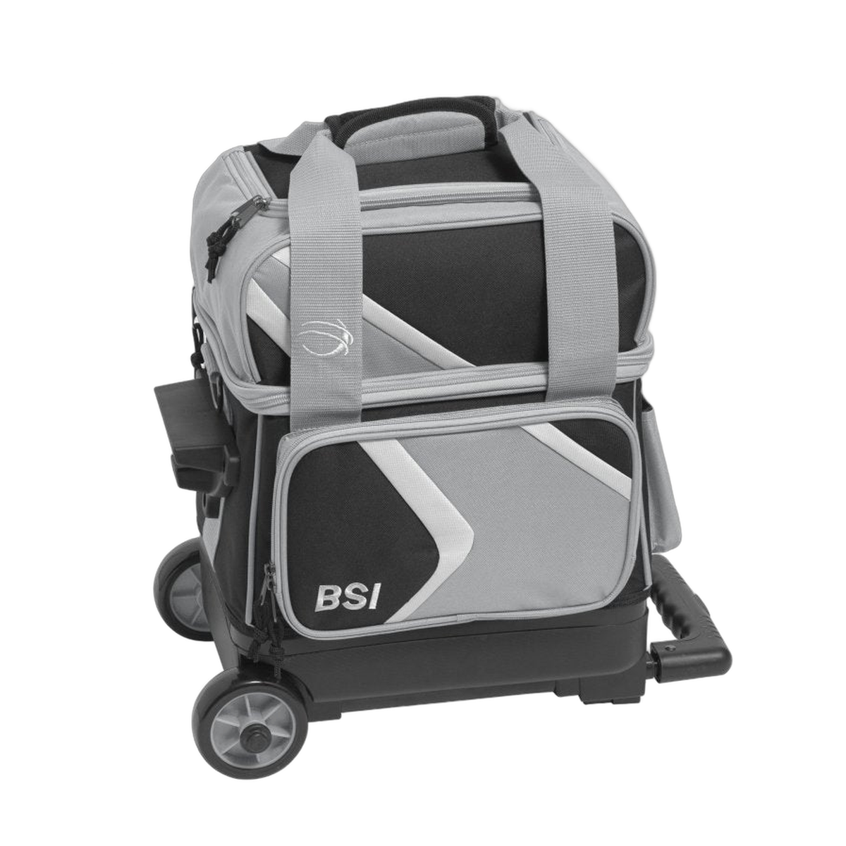 BSI Dash Single Roller Bowling Bag in Black/Gray
