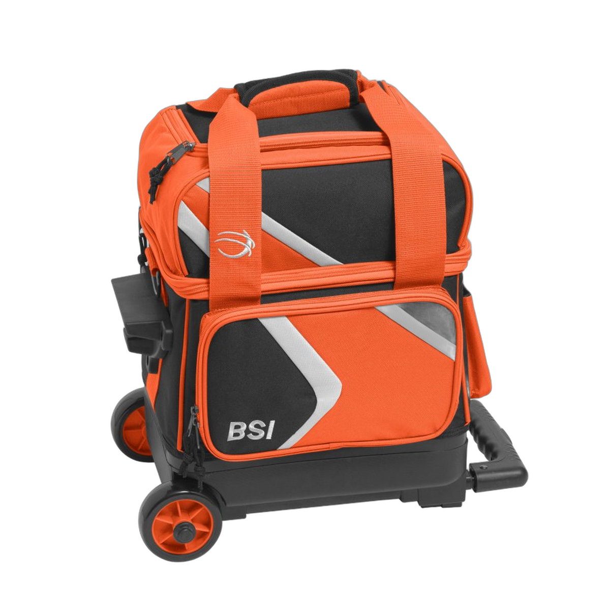 BSI Dash Single Roller Bowling Bag in Black/Orange