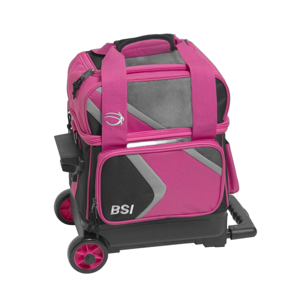 BSI Dash Single Roller Bowling Bag in Black/Pink