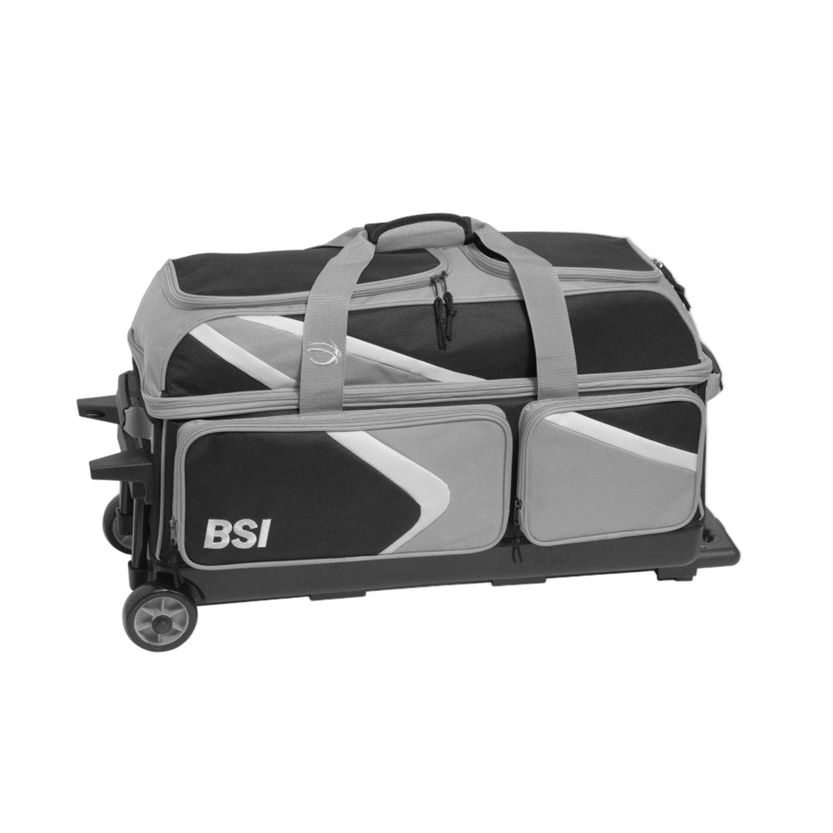 BSI Dash Triple Roller Bowling Bag in Black/Gray