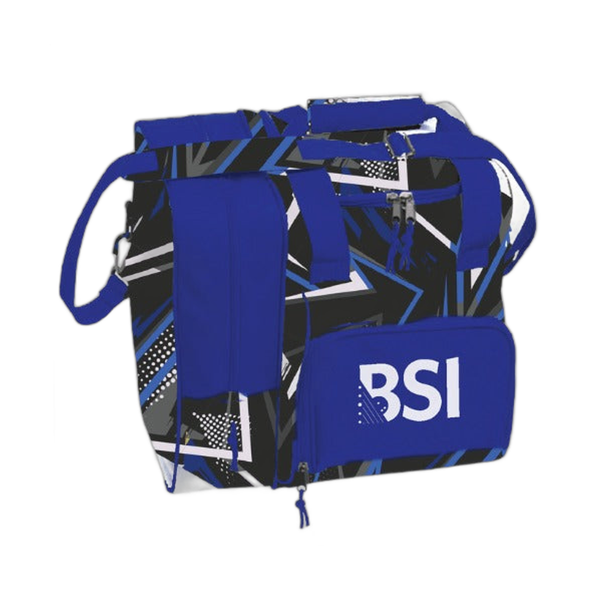 BSI Deluxe Single Tote Bowling Bag in Black/Blue