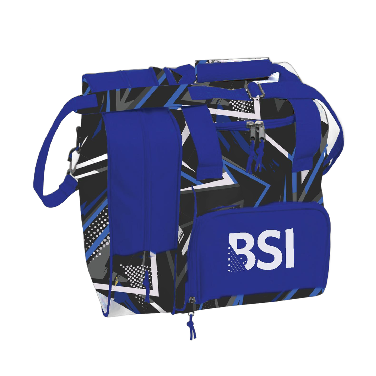 BSI Deluxe Single Tote Bowling Bag in Blue/Black