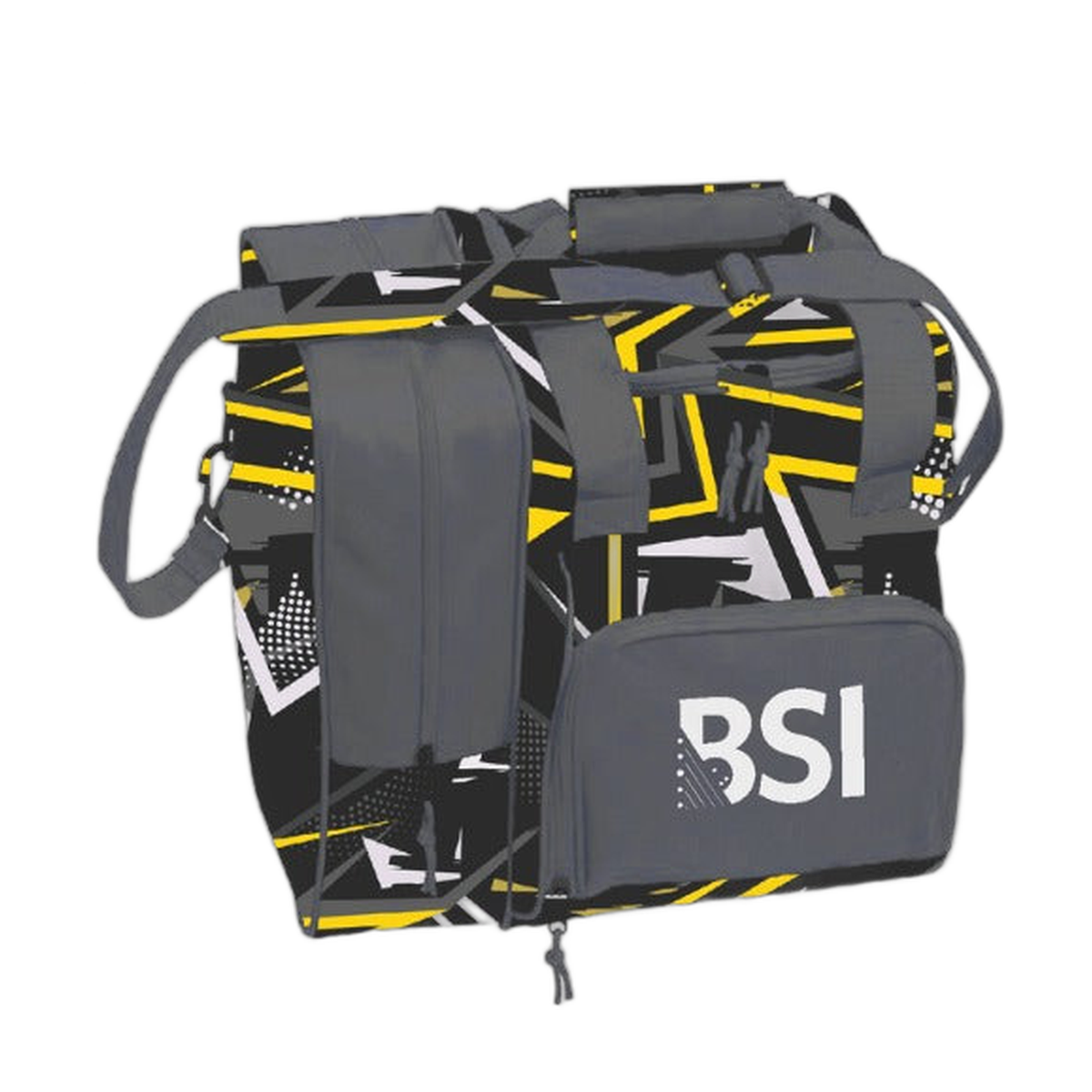 BSI Deluxe Single Tote Bowling Bag in Yellow/Black