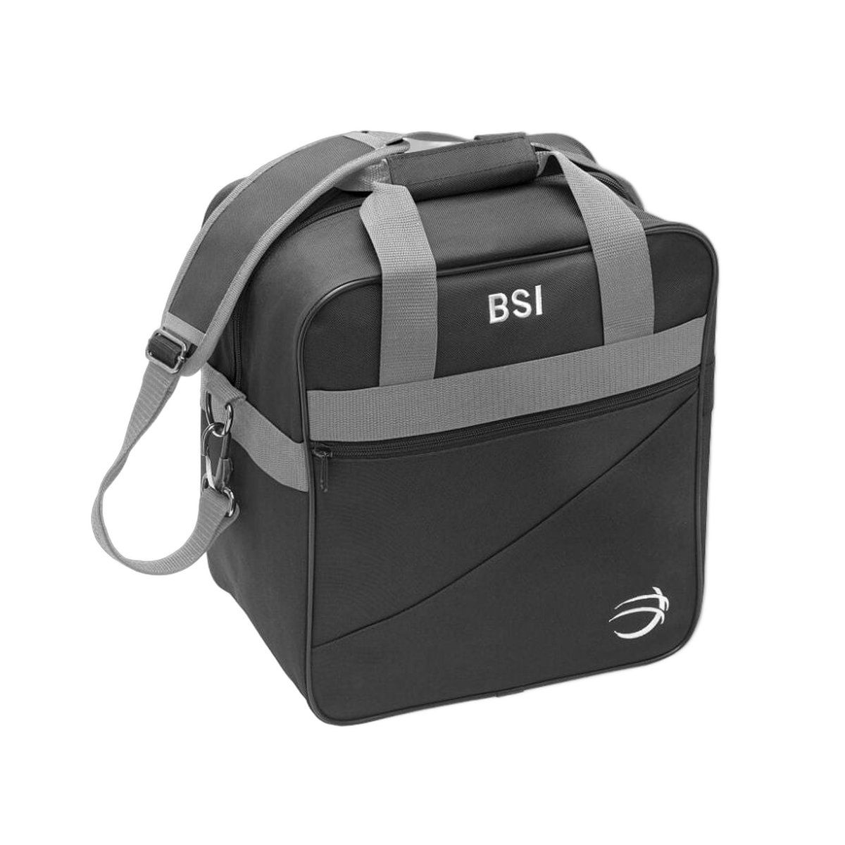 BSI Solar III Single Tote Bowling Bag in Black/Gray