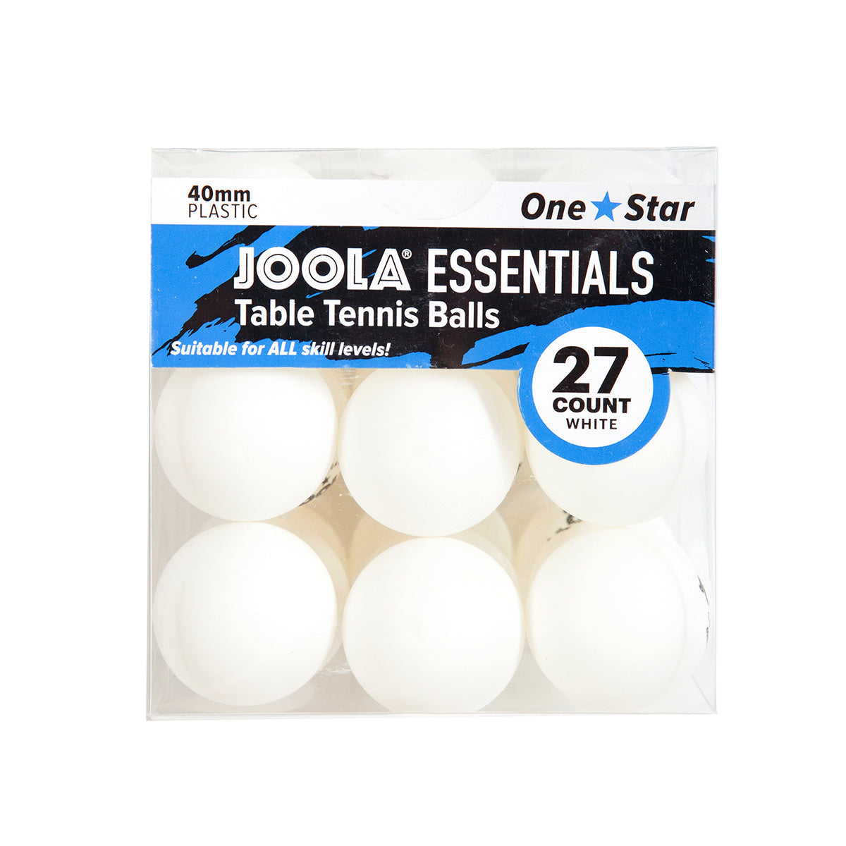 JOOLA Essentials 1-Star Table Tennis Balls (6, 27 count) product image