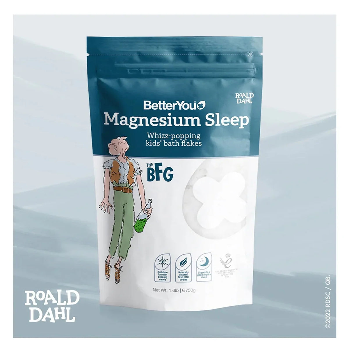 BetterYou Magnesium Sleep Flakes for Kids, 1.6 lb