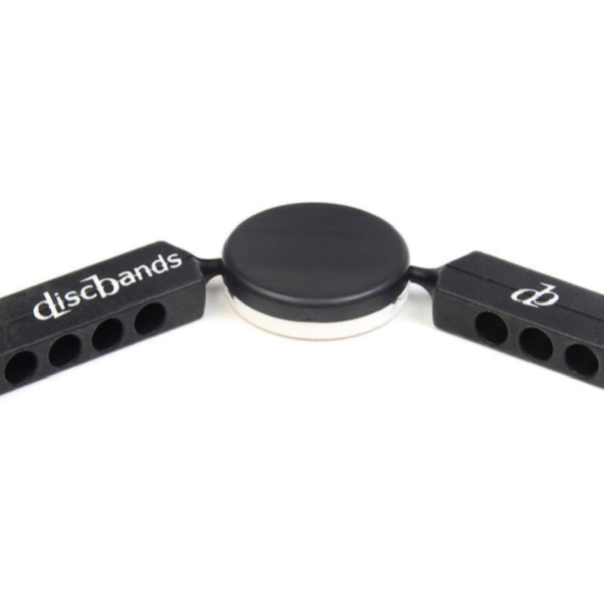 Black discband with 'discbands' branding on a white background