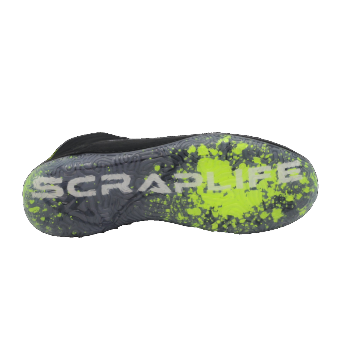 ScrapLife Endurance Wrestling Shoe in Black/Green - sole view