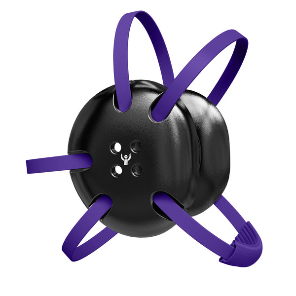 Classic Wrestling Headgear Purple Straps