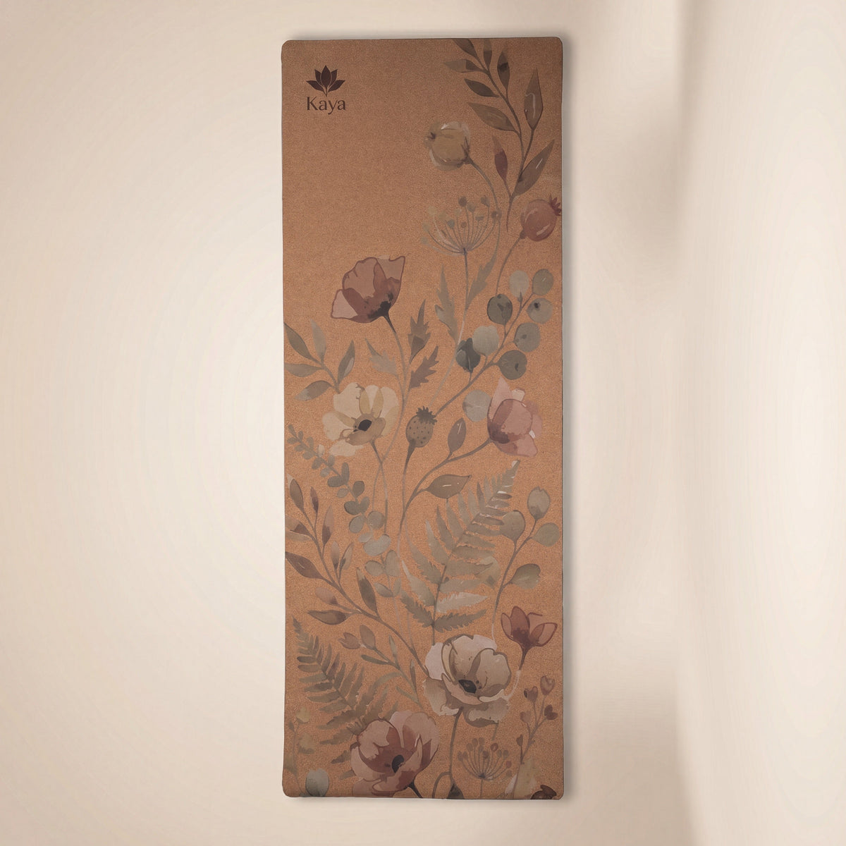 KayaBloom Lite - Foldable Travel Cork Yoga Mat