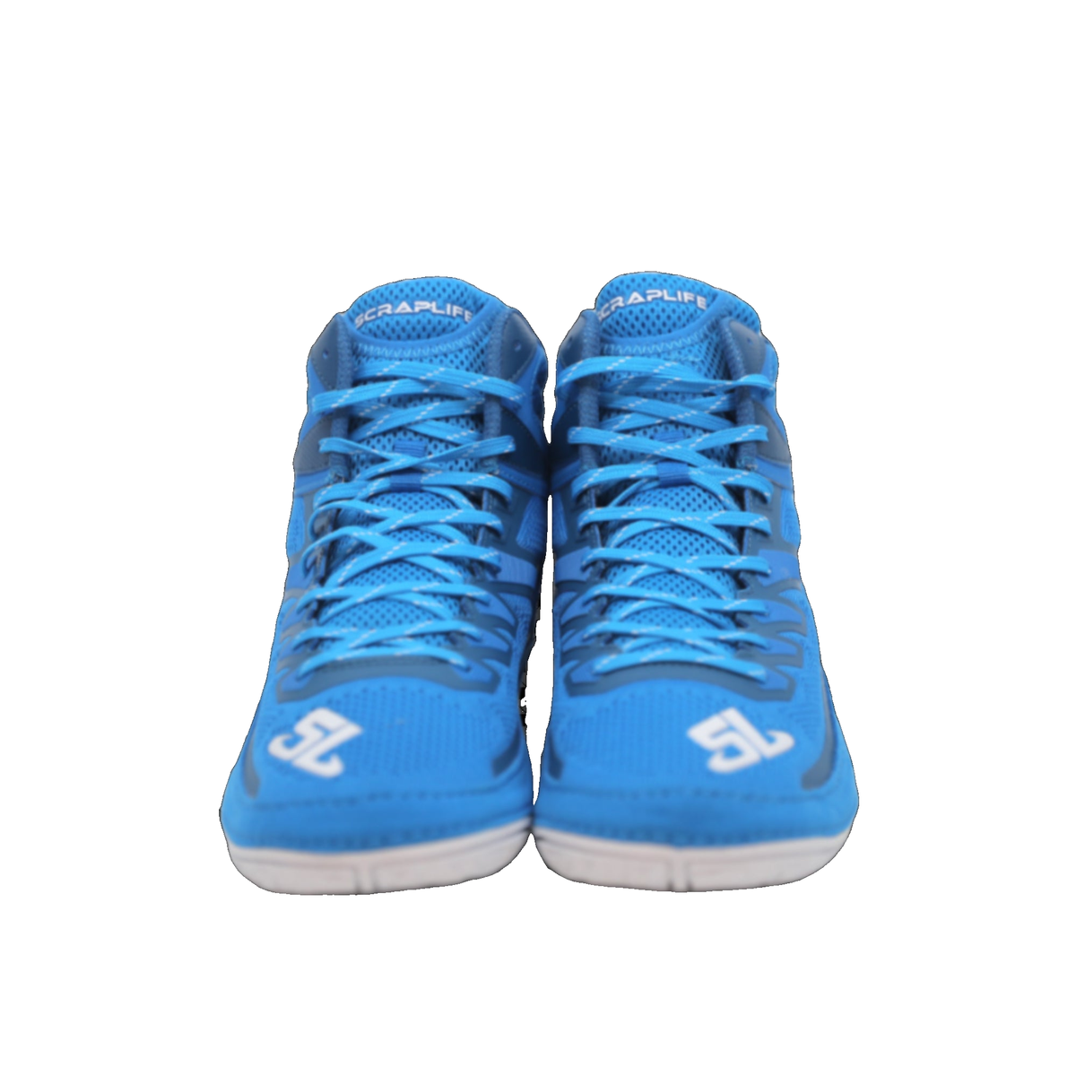 ScrapLife Velocity Wrestling Shoe in Blue/Dark Blue - pair view