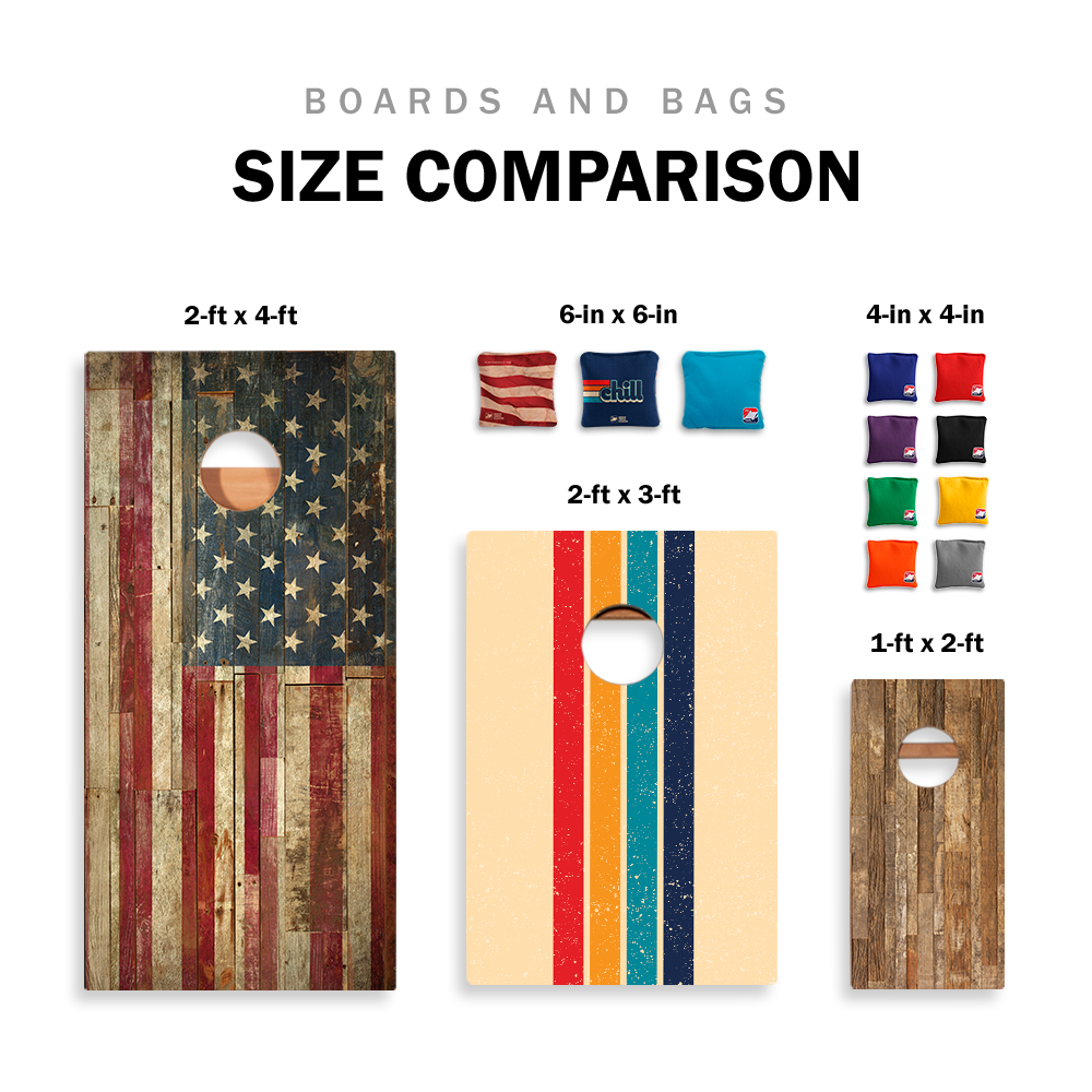 Checkered Boho Beach Synergy Soft Cornhole Bags - View 5