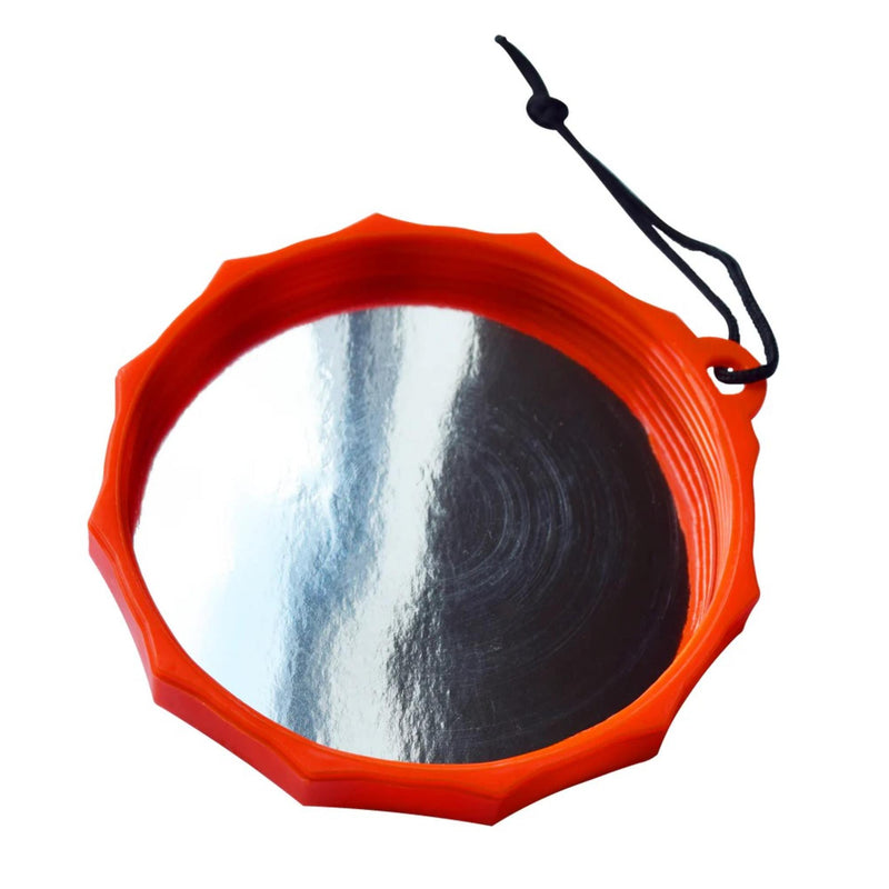 Boat safety kit including a bucket, rope with float, whistle, flashlight, and other essential marine safety accessories.