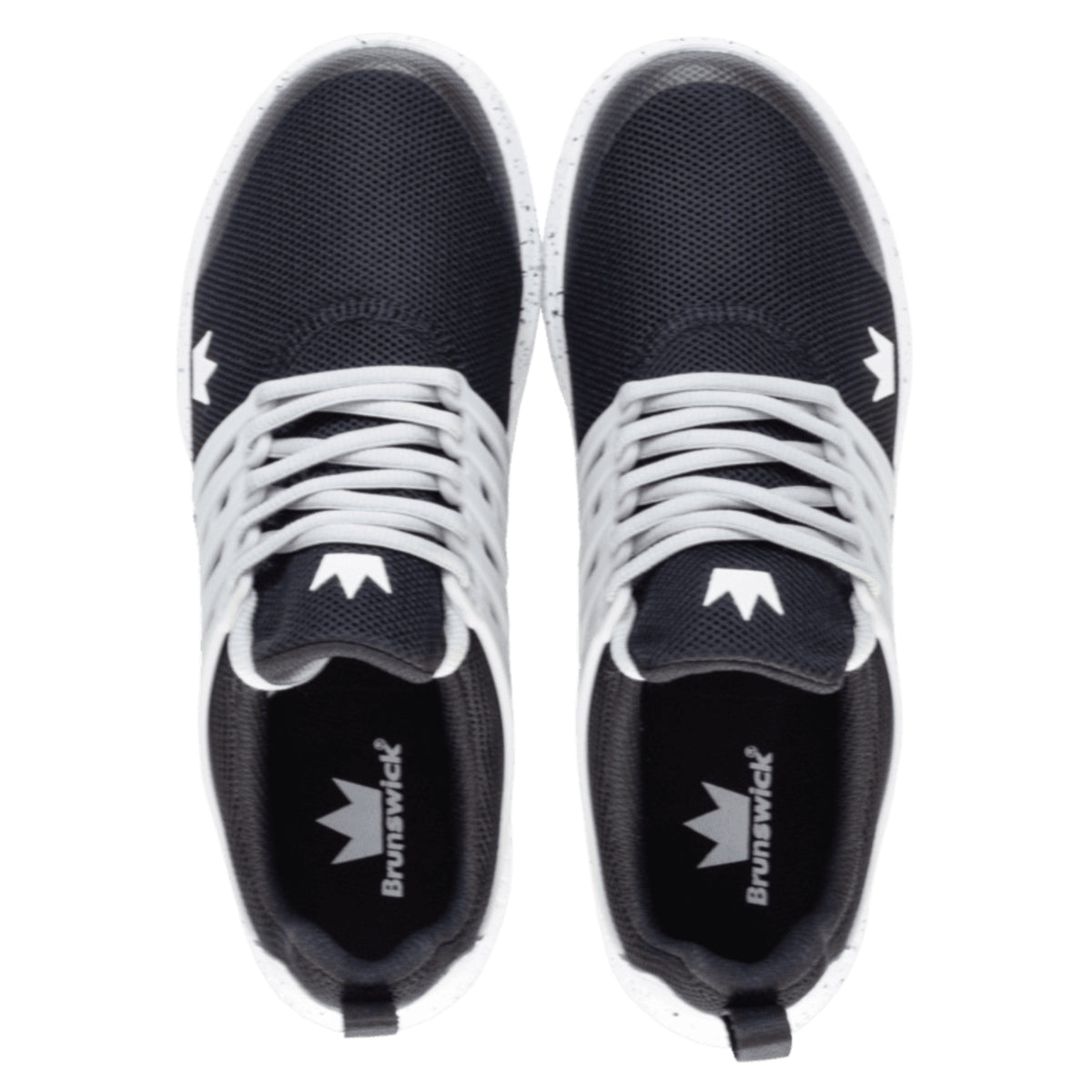Brunswick Men’s Avalanche Black Grey Bowling Shoes