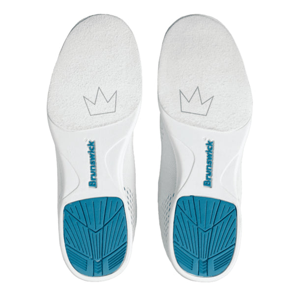 Brunswick Axis White Teal Women’s Bowling Shoes