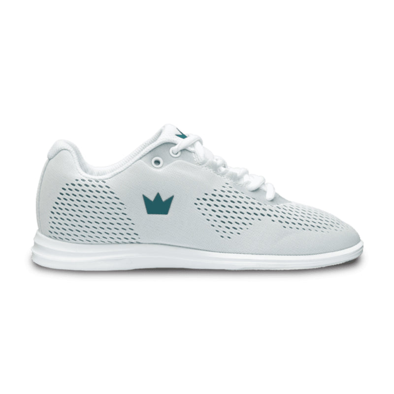 Brunswick Axis White Teal Women’s Bowling Shoes