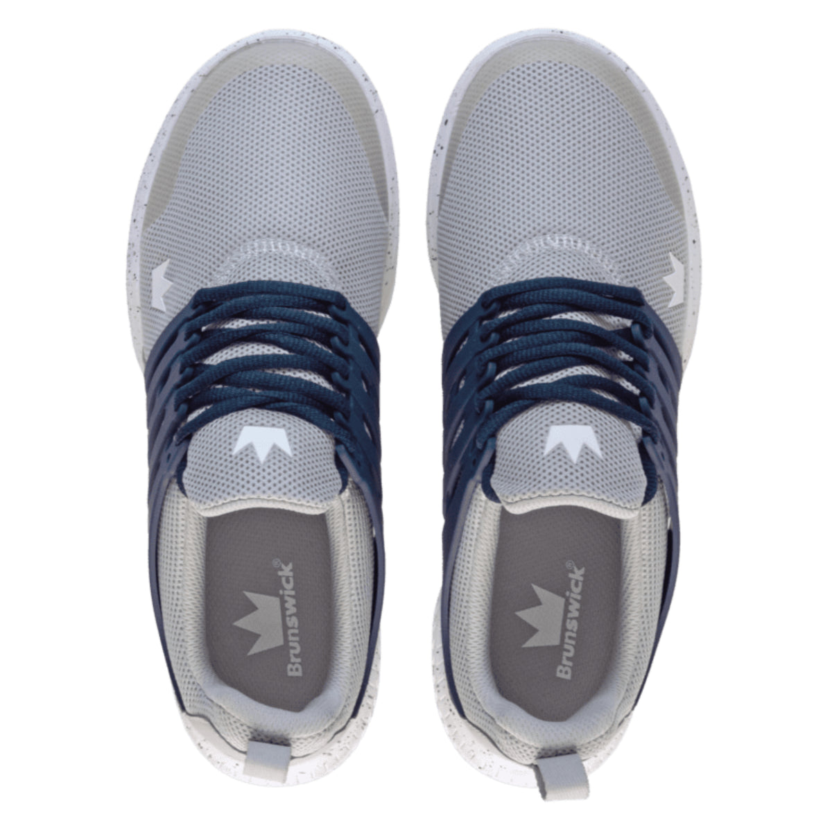 Brunswick Men’s Avalanche Grey Navy Bowling Shoes