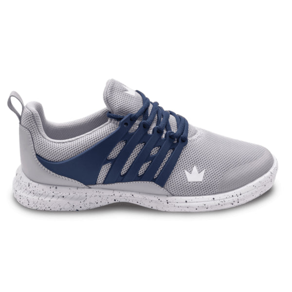 Brunswick Men’s Avalanche Grey Navy Bowling Shoes