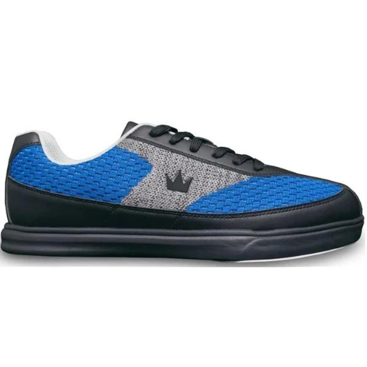 Men’s bowling shoes with a breathable mesh upper, lace-up closure, cushioned sole, and durable construction designed for comfort and performance on the lanes.