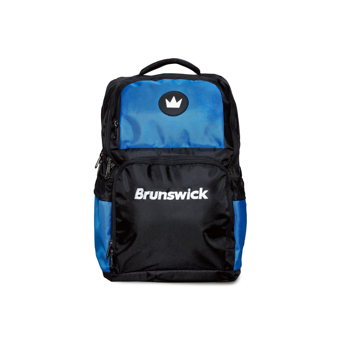 Brunswick Alert Bowling Backpack - Brunswick Alert Backpack Blue-black-blue Front 1600x1600