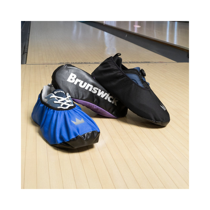 Brunswick Shoe Shield - Purple - Brunswick Shoe Covers Action 2 1600x1600