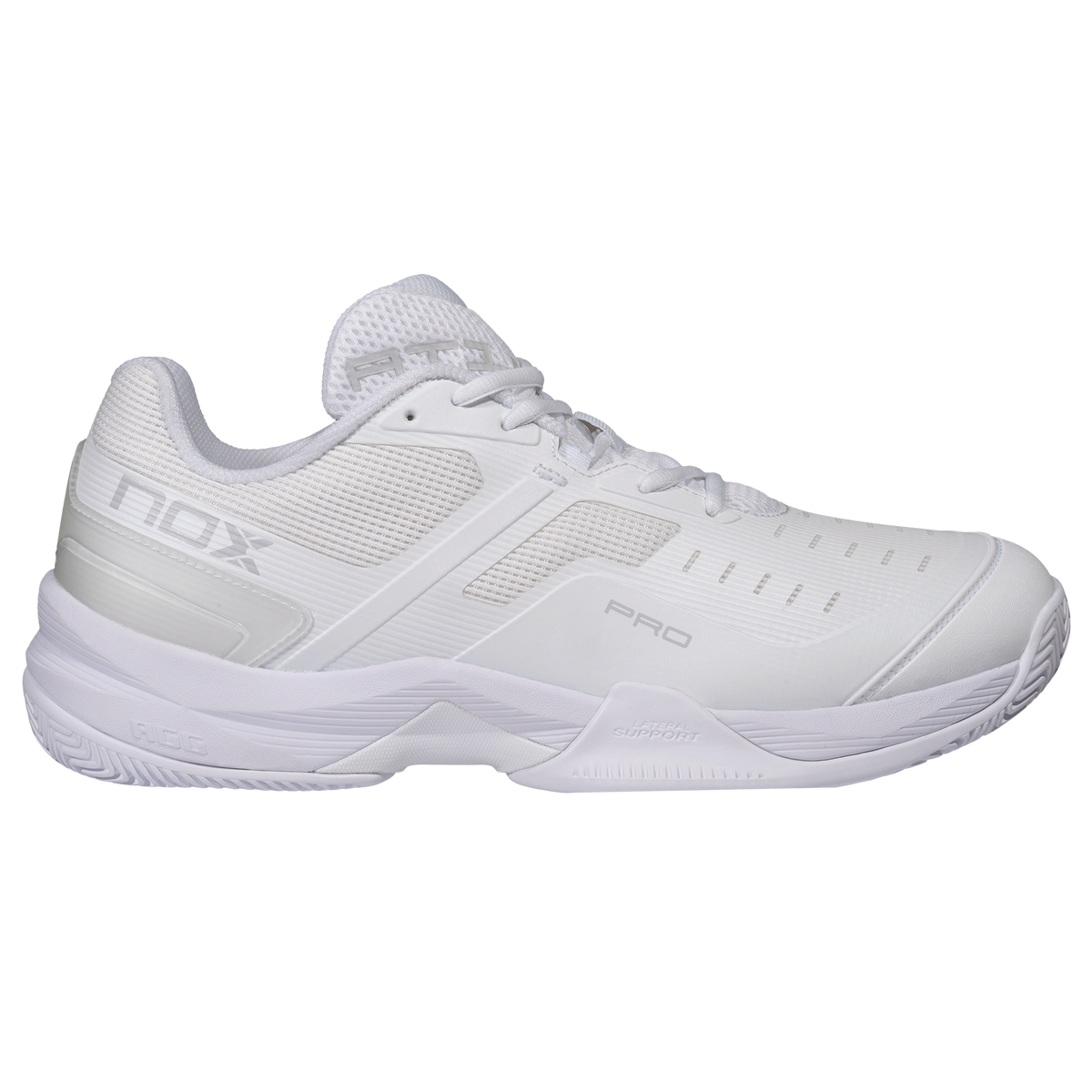 NOX AT10 PRO Padel Shoes, White - Side View