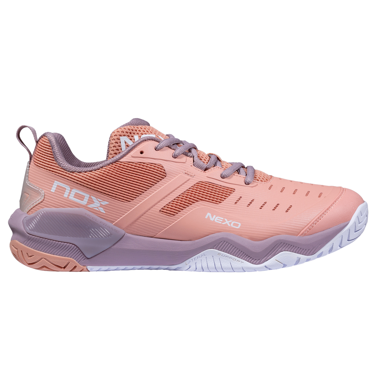 NOX LUX NEXO 2 Pickleball Shoes, Muted Clay - Side View