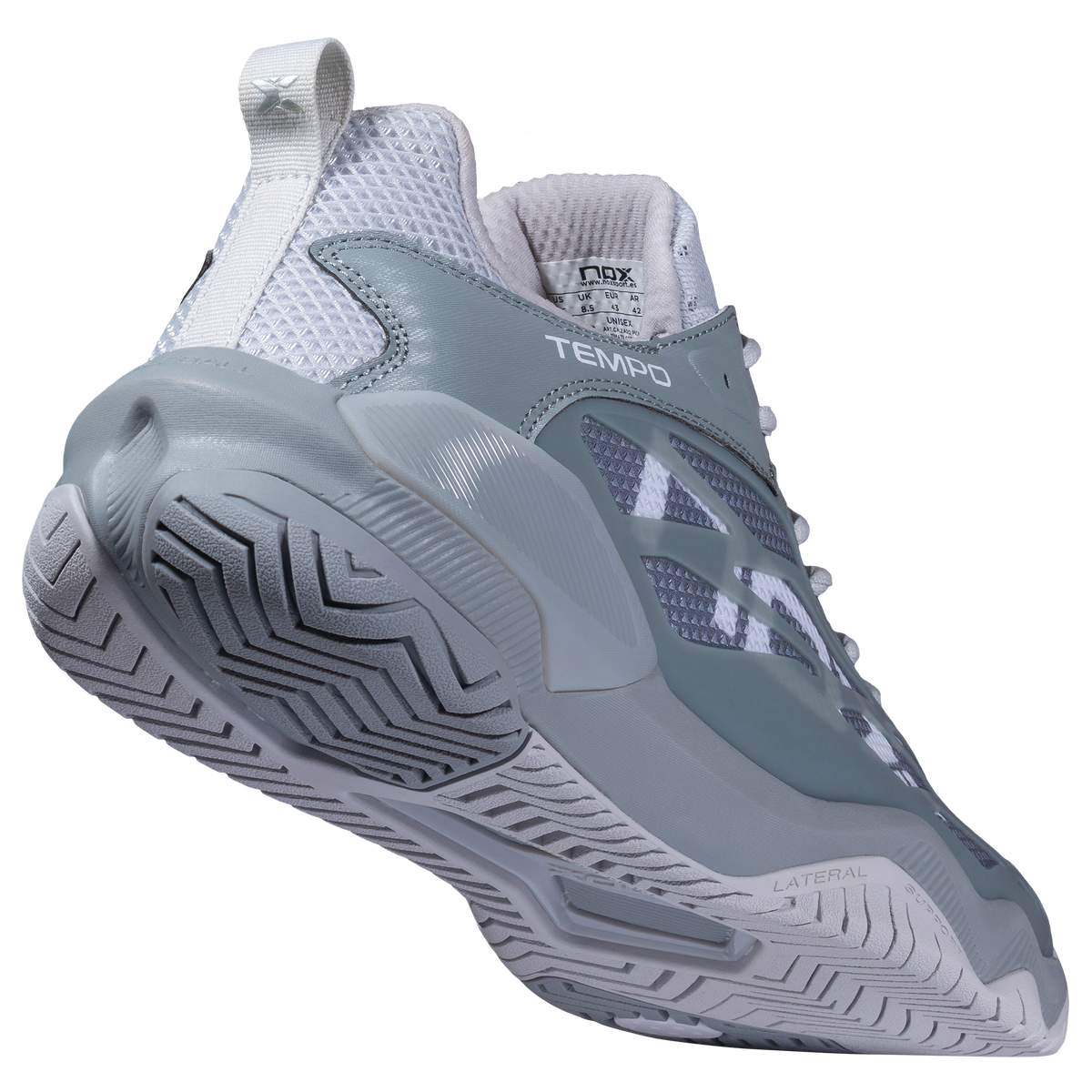 NOX LUX TEMPO 2 Pickleball Shoes, Gray - Alternate View 11