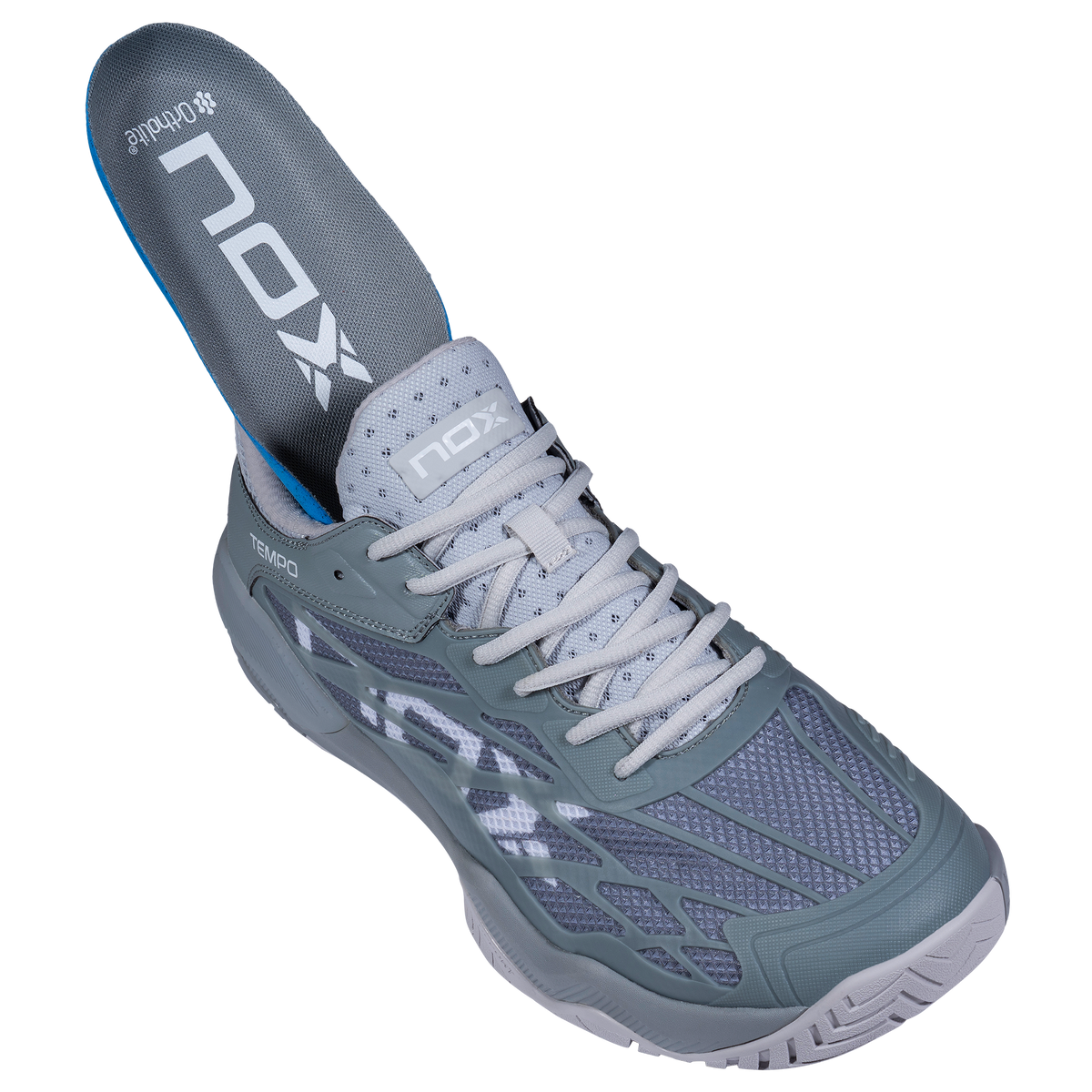 NOX LUX TEMPO 2 Pickleball Shoes, Gray - Alternate View 12