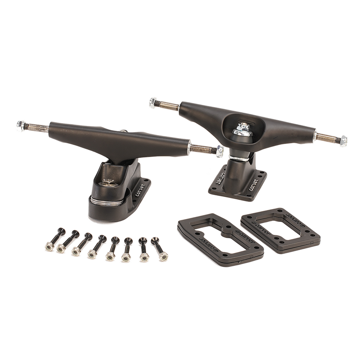Carver C7 Hollow Truck Set 6.5″ - Coal Satin (Set of 2)