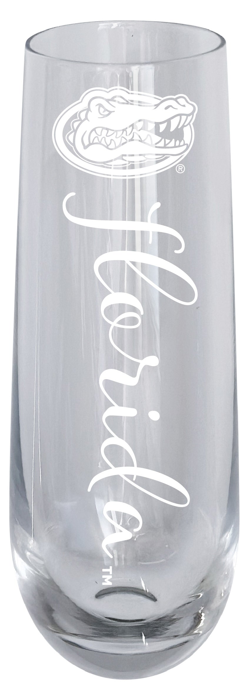 Florida Gators 10oz Engraved Champagne Flute Officially Licensed Collegiate Product