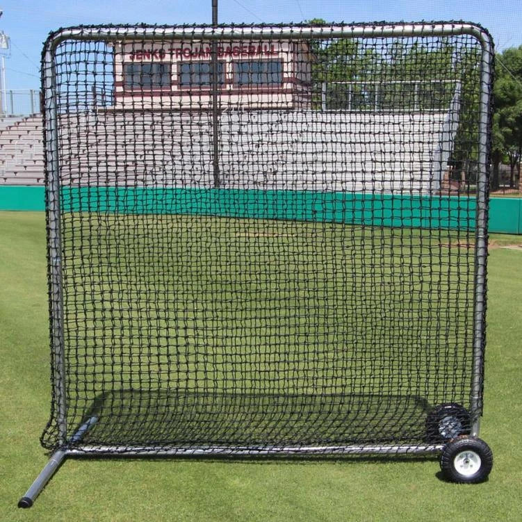 Cimarron 7x7 #84 Premier Fielder Net and Frame with Wheels and Padding - Alternate View 1