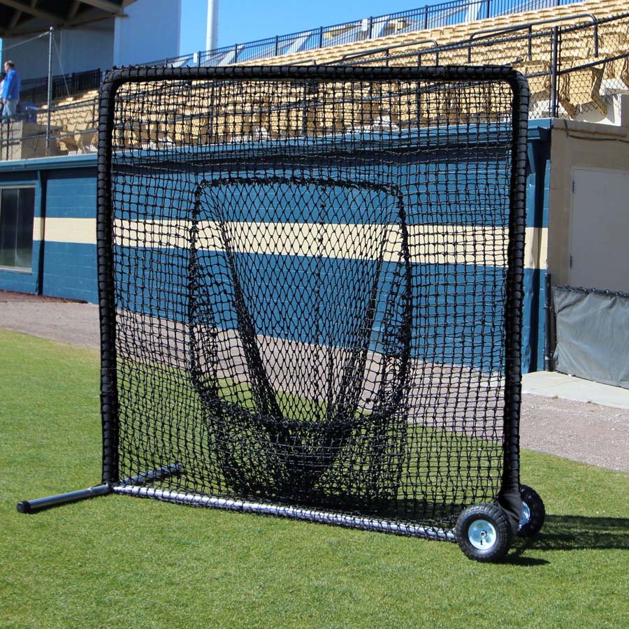 Cimarron 7x7 #42 Premier Sock Net and Frame with Wheels - Front View