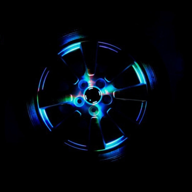 4 PCS Solar High Power Car LED Colorful Wheel Lights, 4 PCS Colorful Wheel Lights - View 8