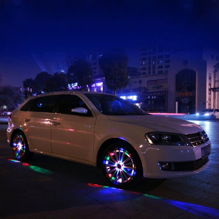 4 PCS Solar High Power Car LED Colorful Wheel Lights, 4 PCS Colorful Wheel Lights - View 9