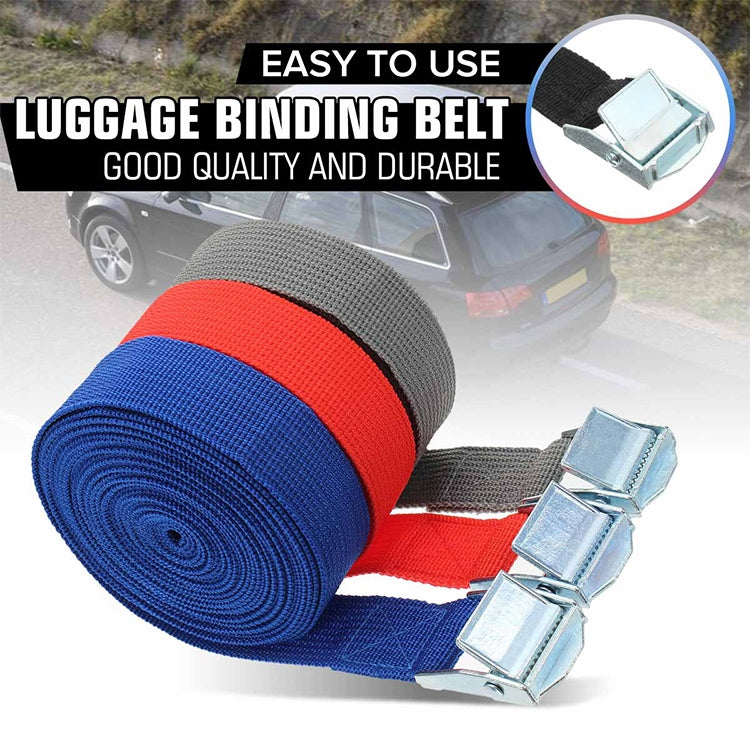 Car Tension Rope Luggage Strap Belt Auto Car Boat Fixed Strap with Alloy Buckle,Random Color Delivery, Size - View 8