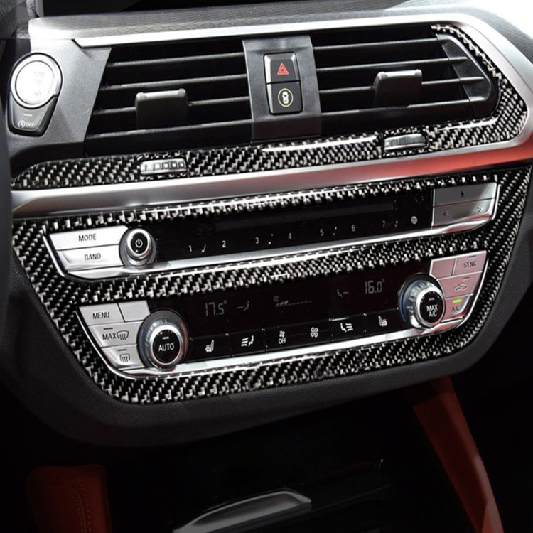 Car Carbon Fiber Air Conditioner CD Control Panel M Performance Decorative Sticker for BMW G01 X3 2018-2020 / - View 5