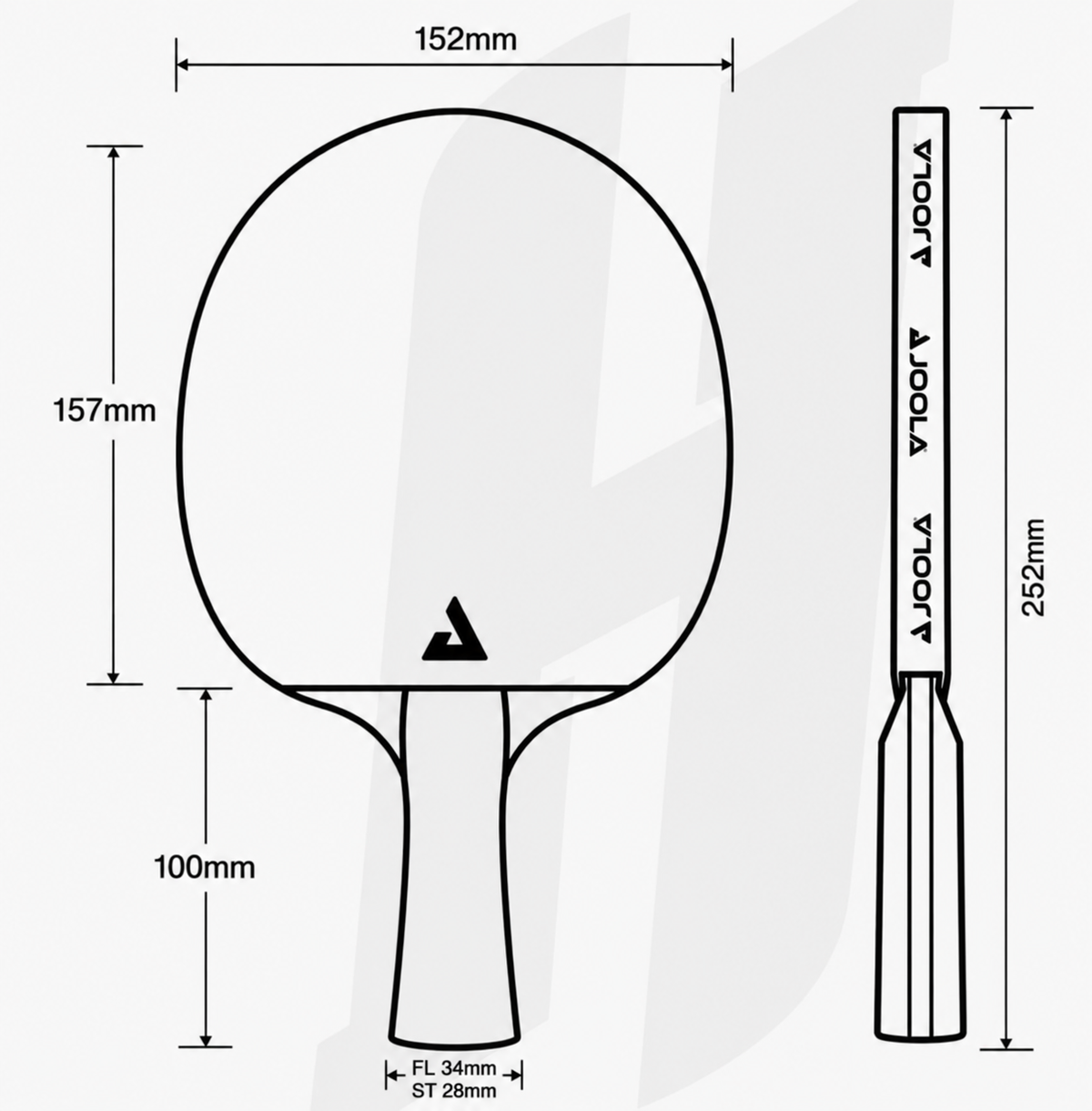 JOOLA Hugo Calderano AW-7 Table Tennis Blade product image
