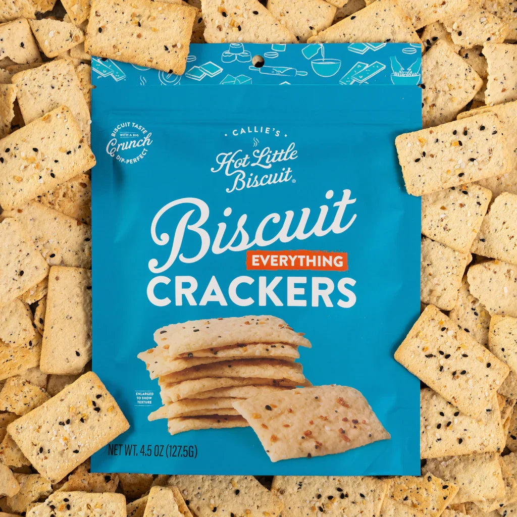 Callie's Everything Biscuit Crackers, 4.5 oz (Case of 6)