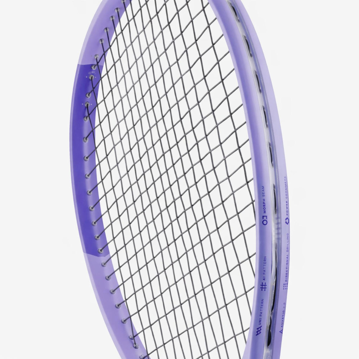 HEAD Boom Jr. 25 Alternate Junior Tennis Racquet in light lavender and purple on a white background.