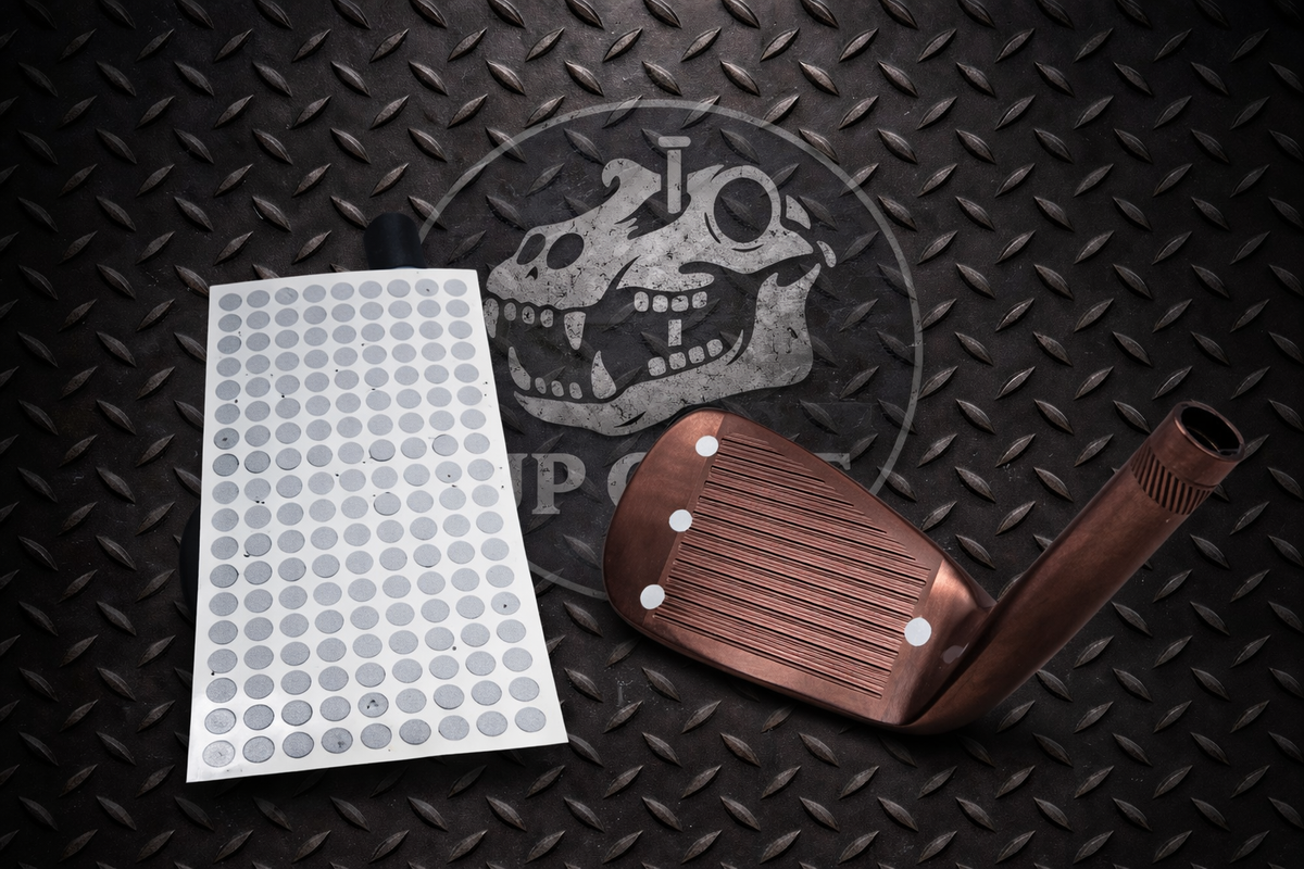 Reflective dots without install tabs for Foresight GC2 with HMT, GC3, Hawk, GCQuad, GCQuad MAX, and BLP club data 10000 pack