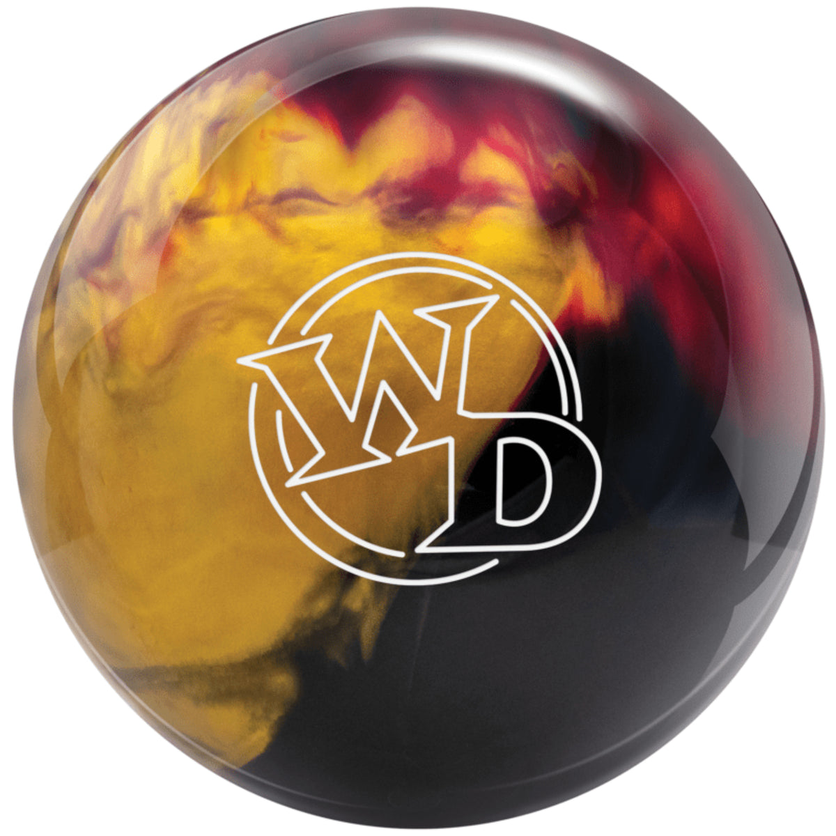 Columbia 300 White Dot Scarlet Gold Black PRE-DRILLED Bowling Ball