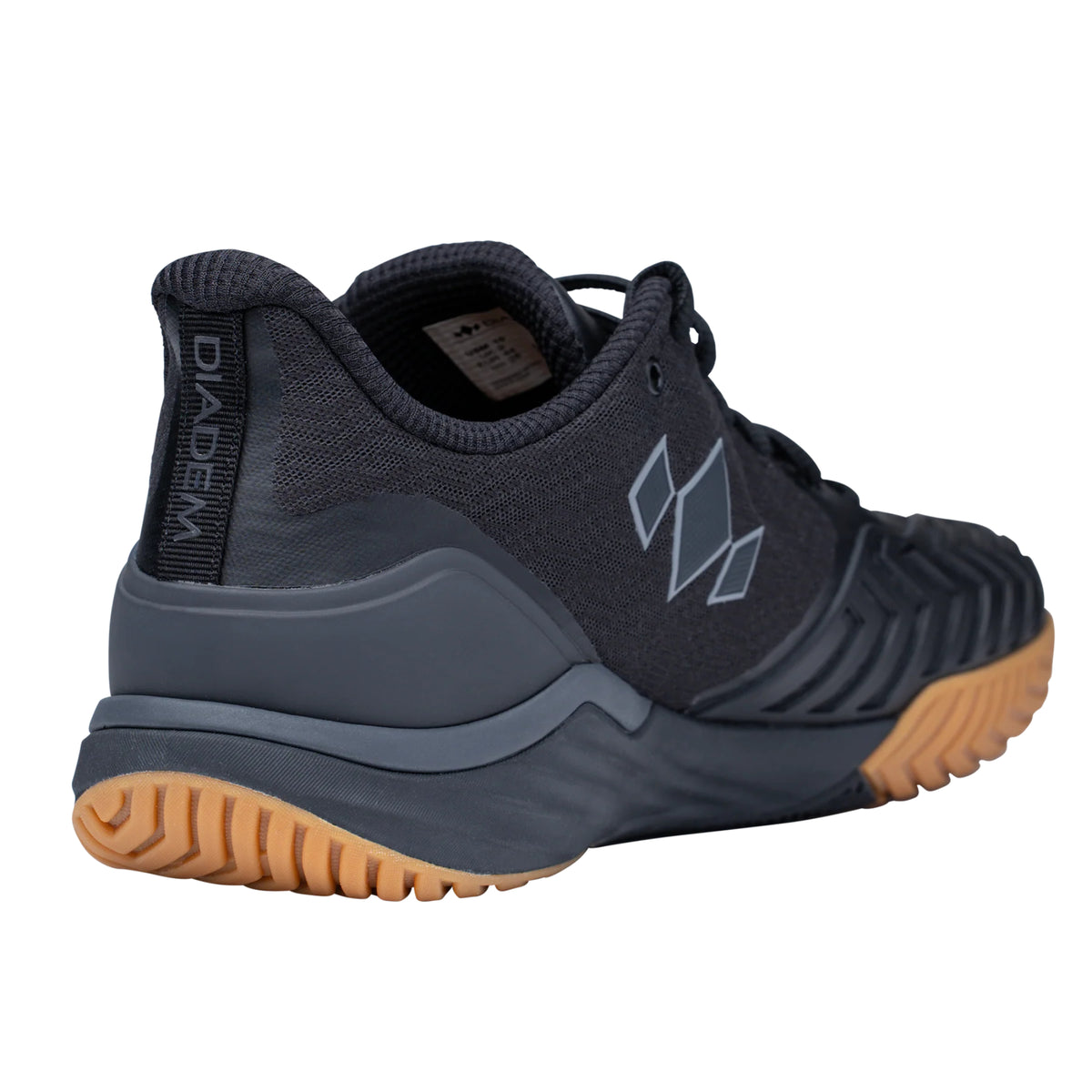 Diadem Men's Court Burst Hard Court Black/Gum Pickleball Shoe