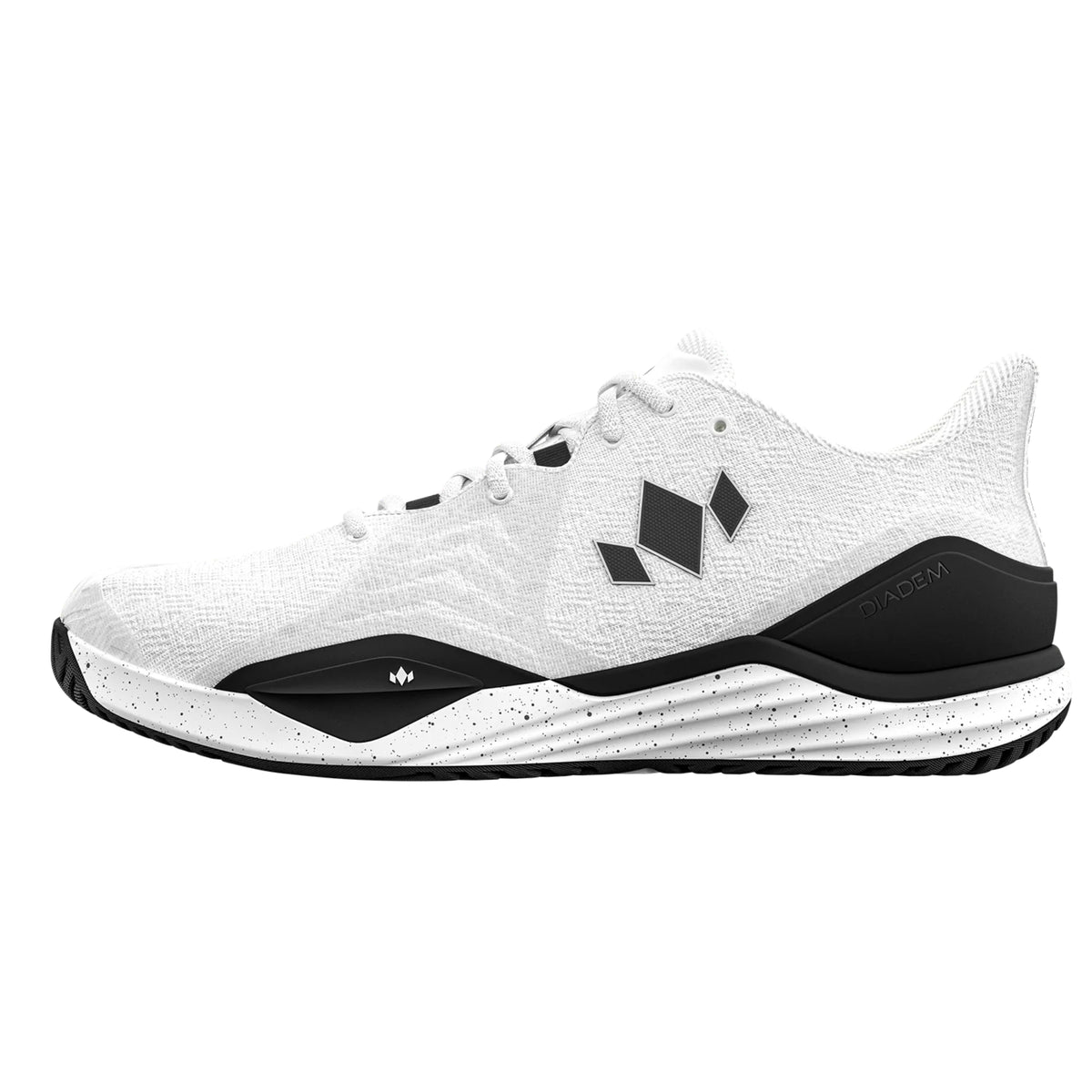 Diadem Men's Court Burst Hard Court White/Black Pickleball Shoe